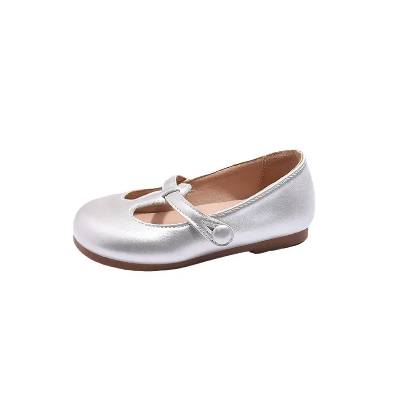 2025 Spring Korean Style Girls Leather Shoes with Buckle & Soft Sole - Image 10