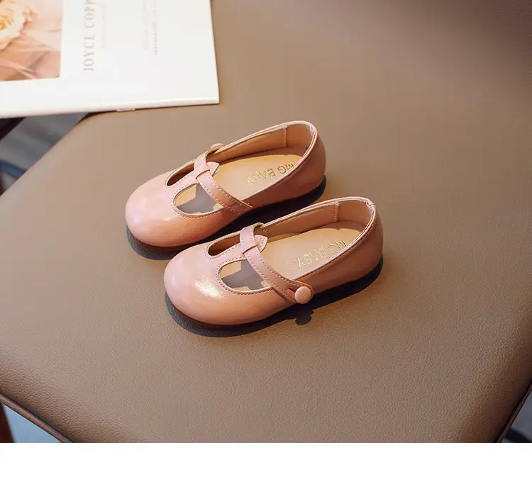 2025 Spring Korean Style Girls Leather Shoes with Buckle & Soft Sole — feature 10