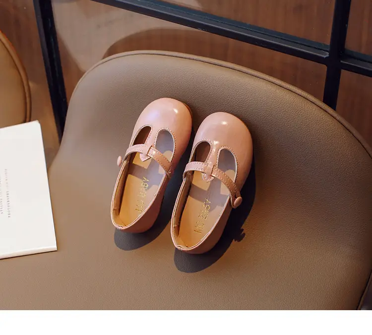 2025 Spring Korean Style Girls Leather Shoes with Buckle & Soft Sole — feature 11
