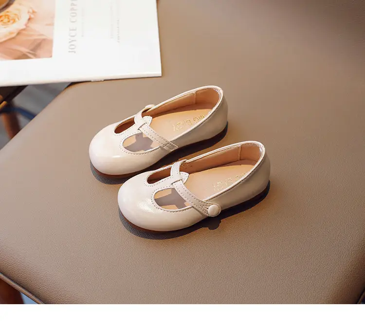 2025 Spring Korean Style Girls Leather Shoes with Buckle & Soft Sole — feature 8