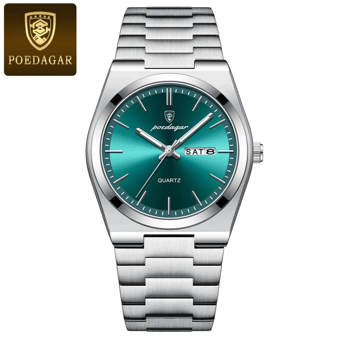 Swiss brand luxury men's watch new ultra-thin waterproof quartz watch live broadcast foreign trade popular one-piece delivery