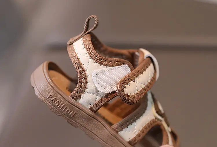 Baby Sandals Summer for Boys 1-2 Years Closed Toe Anti-Kick — feature 12