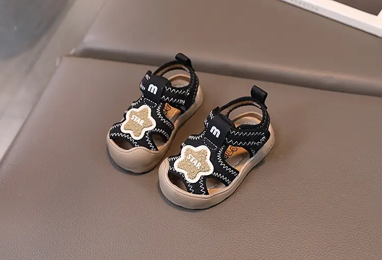 Baby Sandals Summer for Boys 1-2 Years Closed Toe Anti-Kick — feature 2