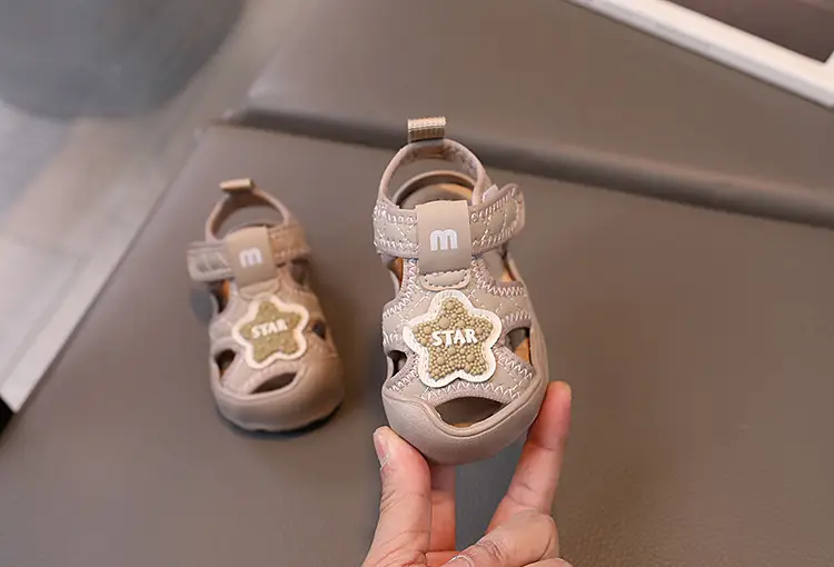 Baby Sandals Summer for Boys 1-2 Years Closed Toe Anti-Kick — feature 4