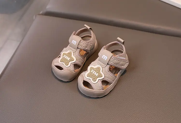 Baby Sandals Summer for Boys 1-2 Years Closed Toe Anti-Kick — feature 5