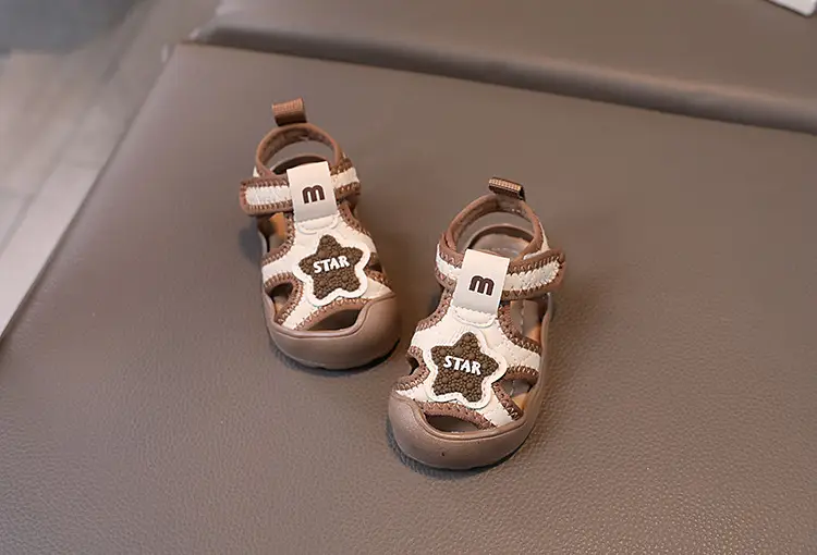 Baby Sandals Summer for Boys 1-2 Years Closed Toe Anti-Kick — feature 7
