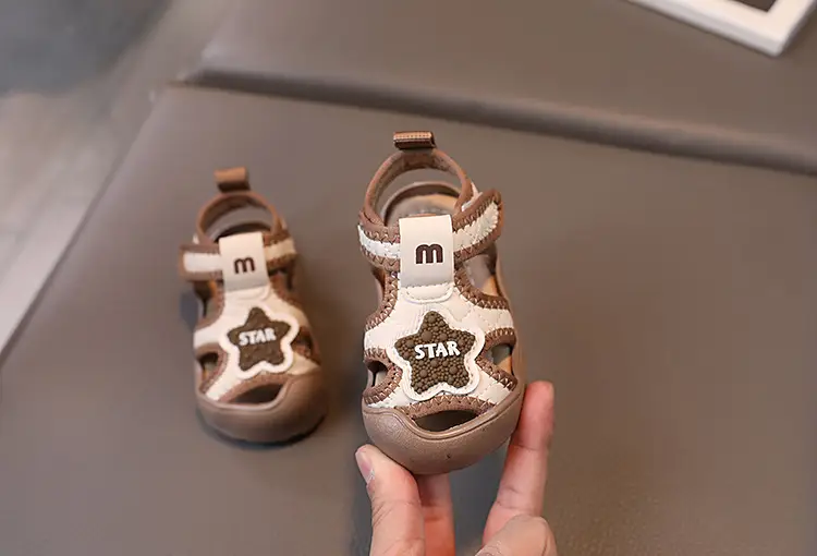 Baby Sandals Summer for Boys 1-2 Years Closed Toe Anti-Kick — feature 8