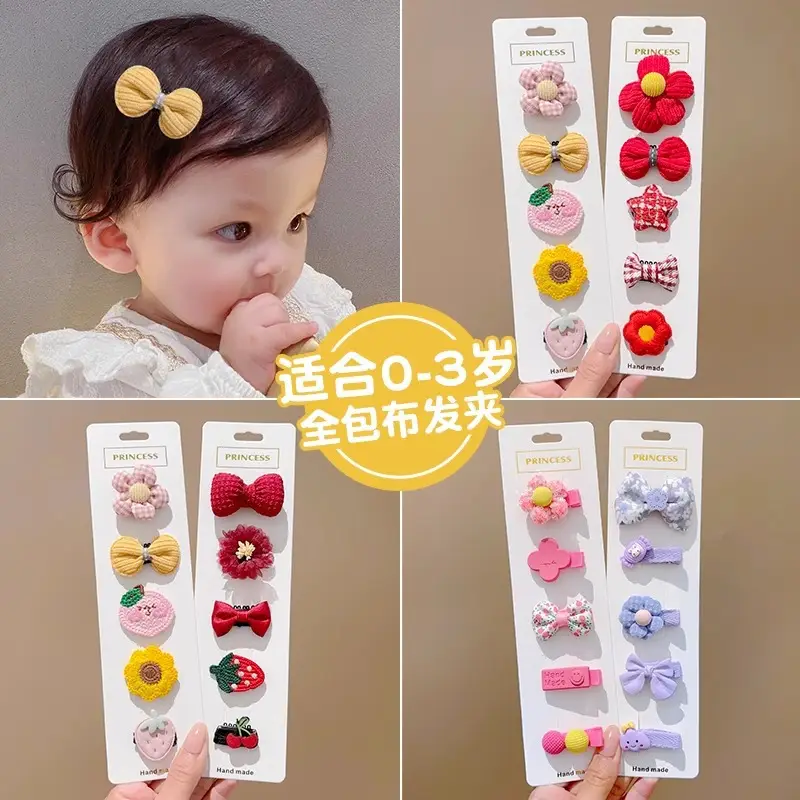 Cute Flower & Bow Baby Hair Clips for Girls - Image 14
