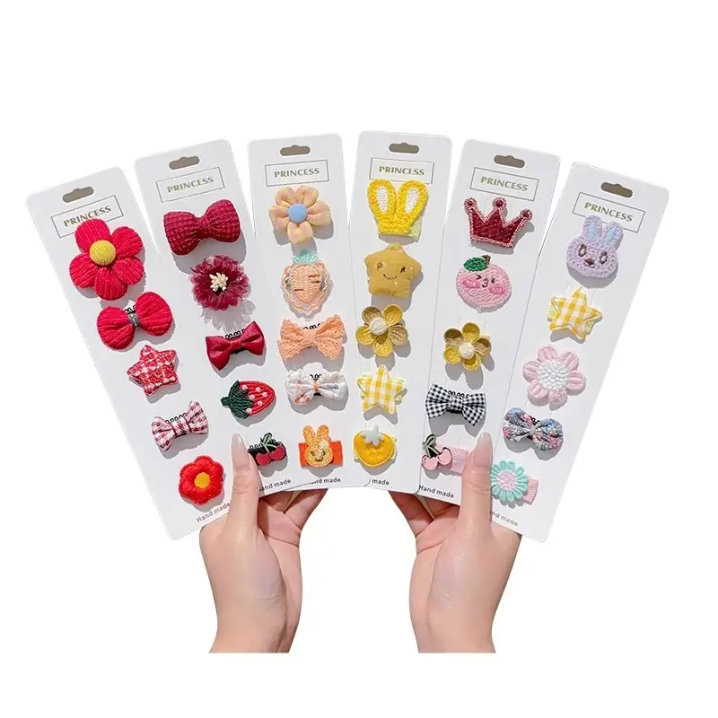 Cute Flower & Bow Baby Hair Clips for Girls - Image 17