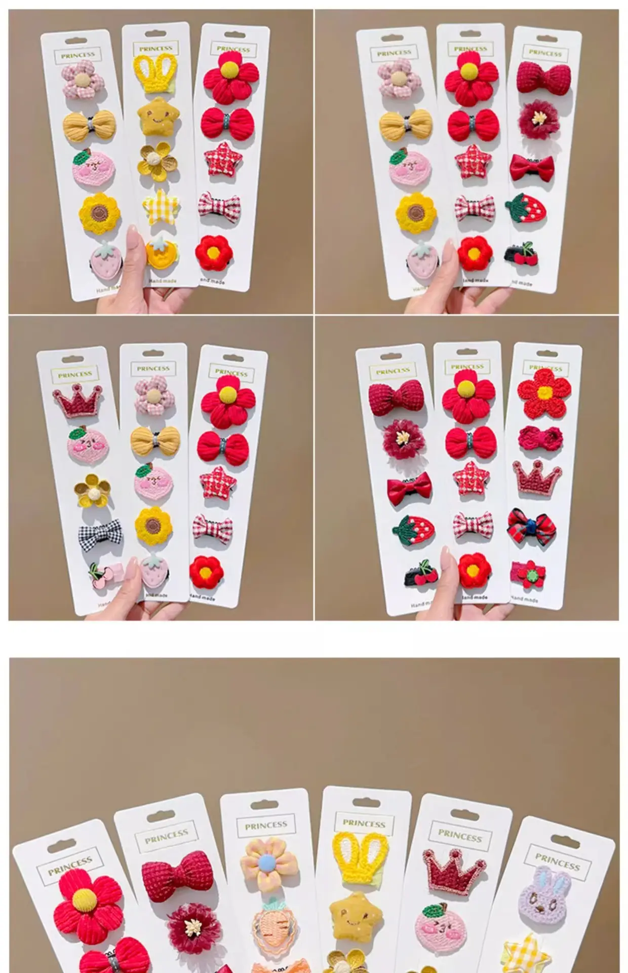 Cute Flower & Bow Baby Hair Clips for Girls — feature 21
