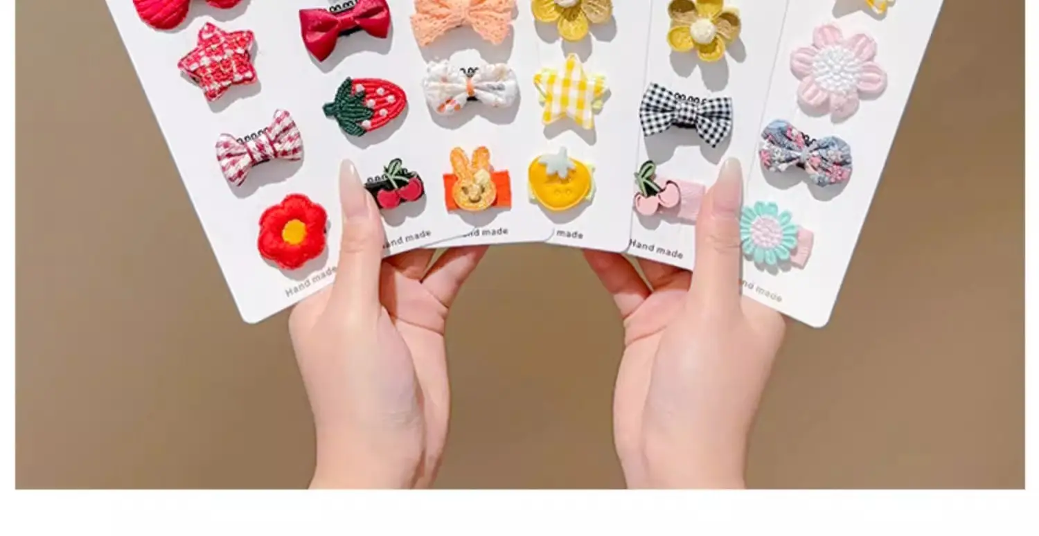 Cute Flower & Bow Baby Hair Clips for Girls — feature 22