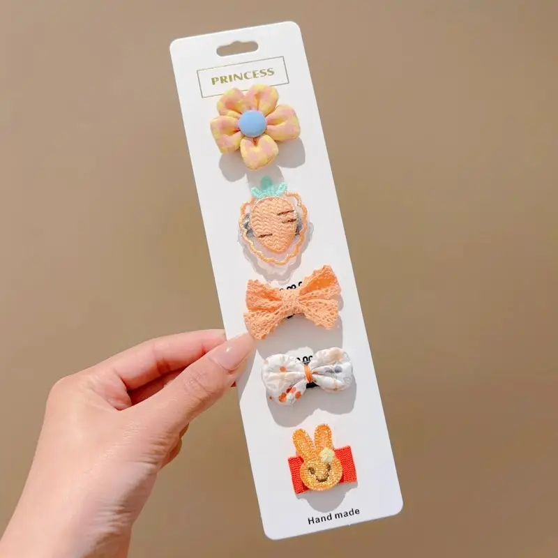 Cute Flower & Bow Baby Hair Clips for Girls - Image 6
