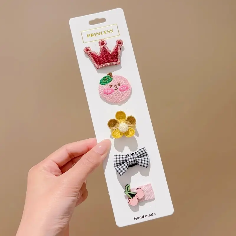 Cute Flower & Bow Baby Hair Clips for Girls - Image 8