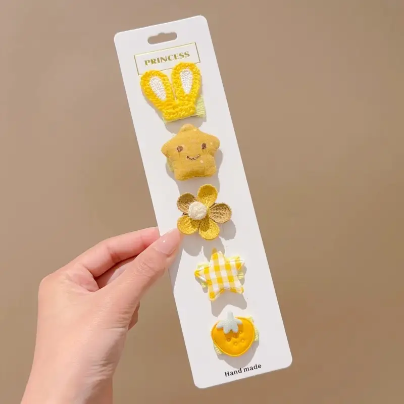Cute Flower & Bow Baby Hair Clips for Girls - Image 9