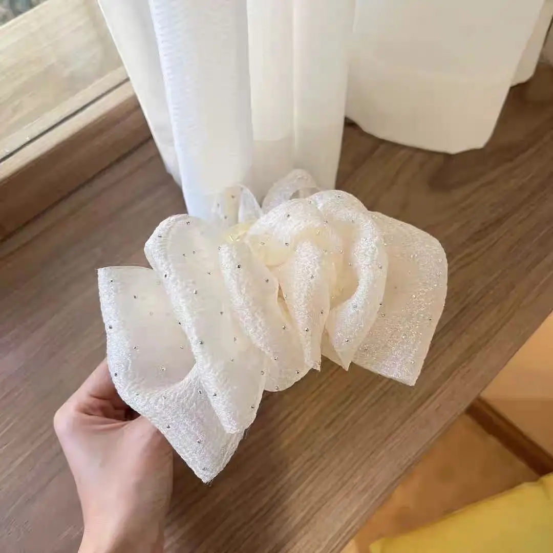 Double-sided Mesh Cloud Bubble Hair Clip Princess Bow 2024 — feature 10