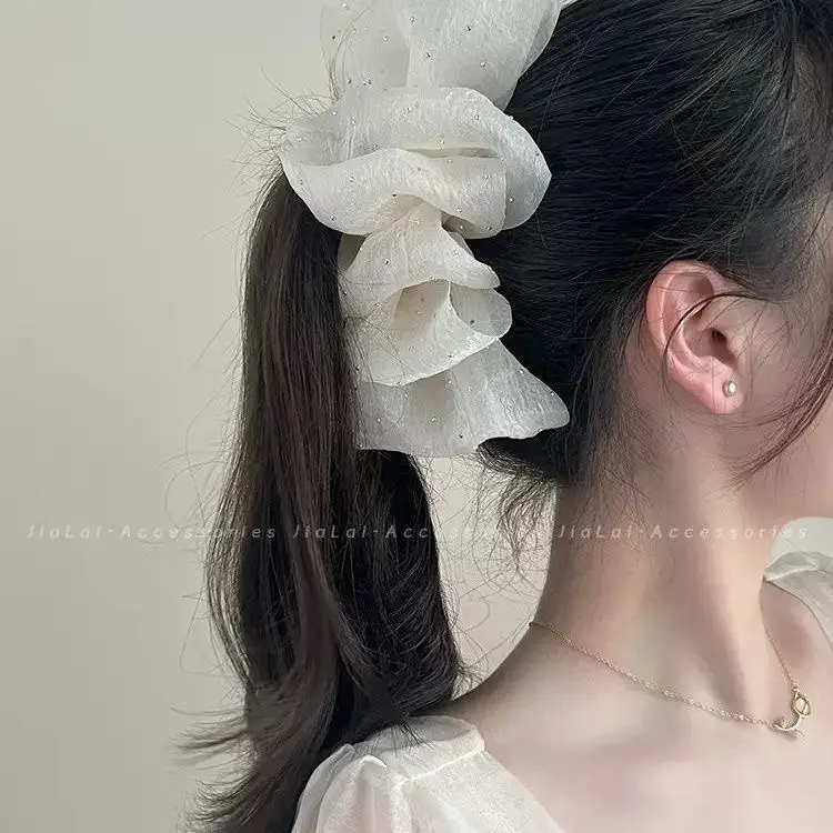 Double-sided Mesh Cloud Bubble Hair Clip Princess Bow 2024 — feature 6