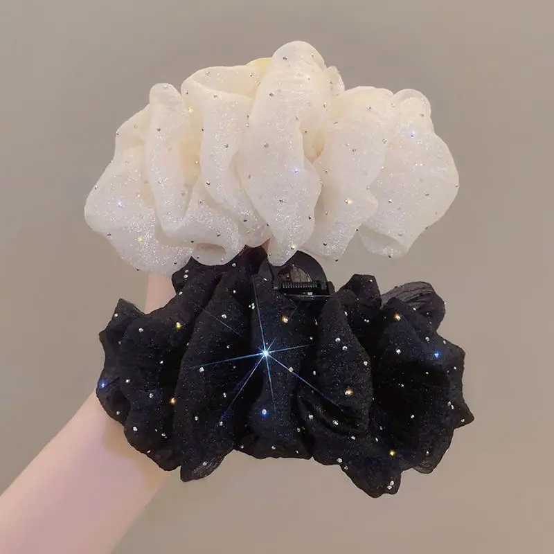 Double-sided Mesh Cloud Bubble Hair Clip Princess Bow 2024 — feature 8