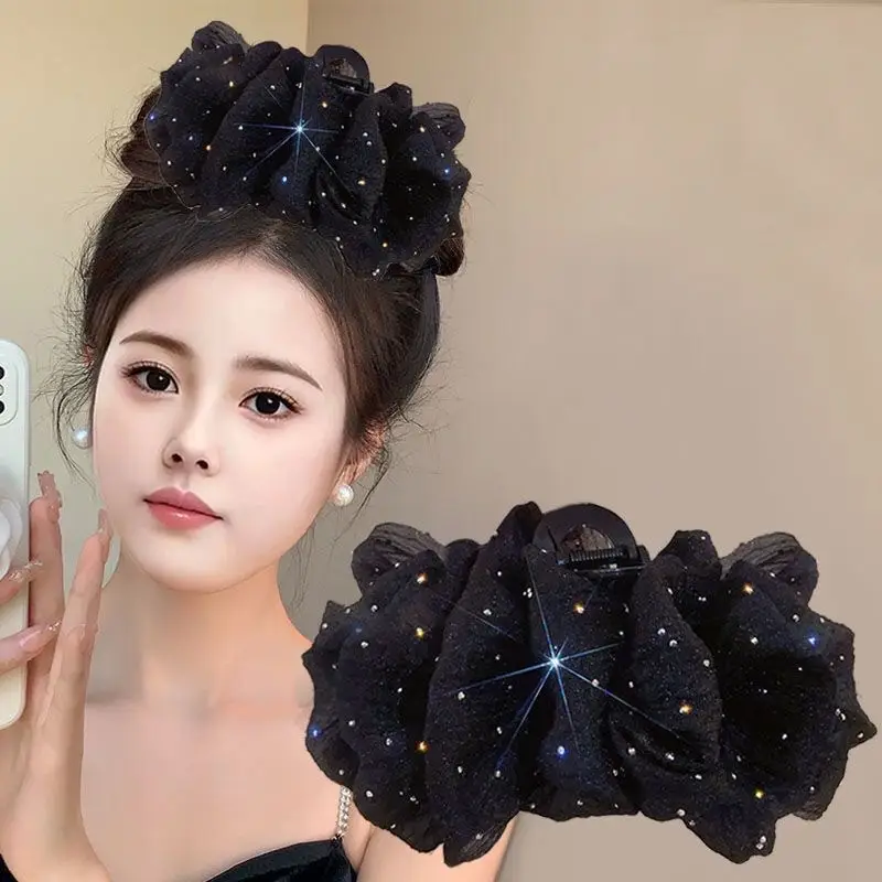 Double-sided Mesh Cloud Bubble Hair Clip Princess Bow 2024 — feature 9