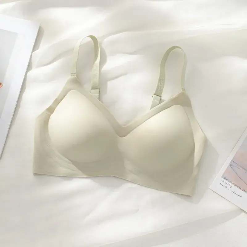 Women's White Push Up Bra with Adjustable Straps - Image 3