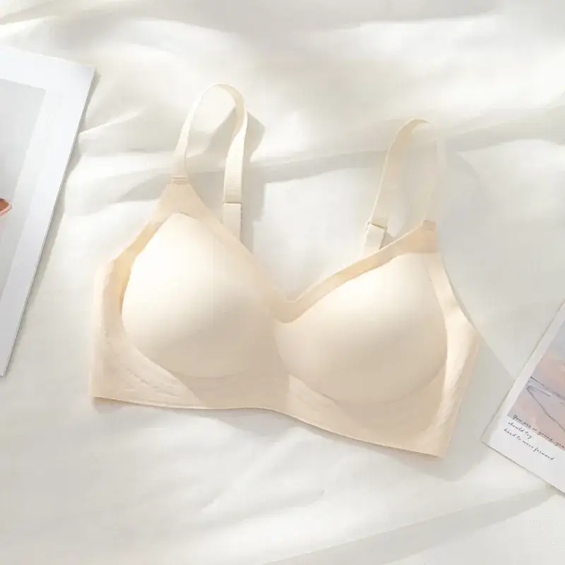 Women's White Push Up Bra with Adjustable Straps - Image 4