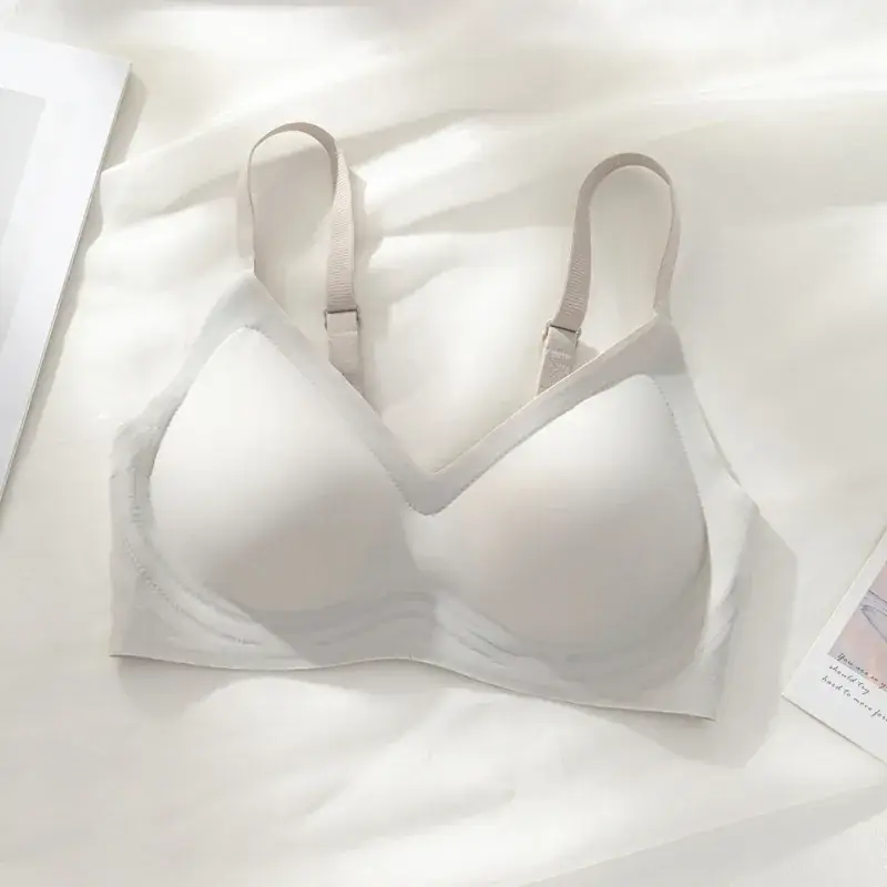 Women's White Push Up Bra with Adjustable Straps - Image 5
