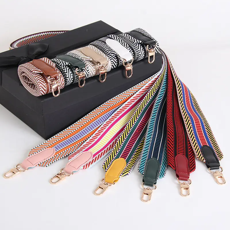 Women Adjustable Multi Color Crossbody Strap - Image 14