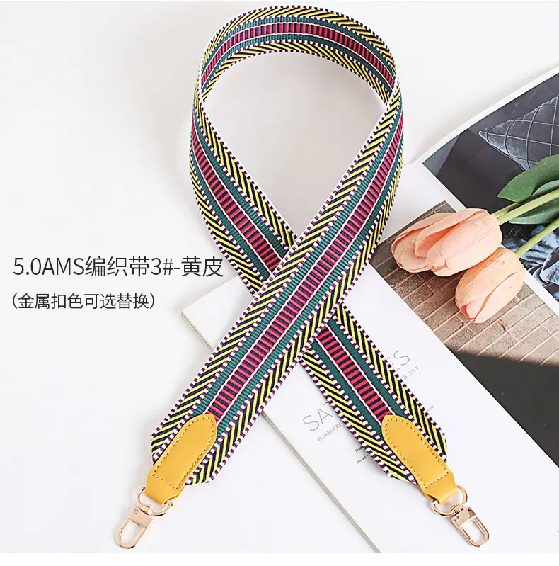 Women Adjustable Multi Color Crossbody Strap — feature 12