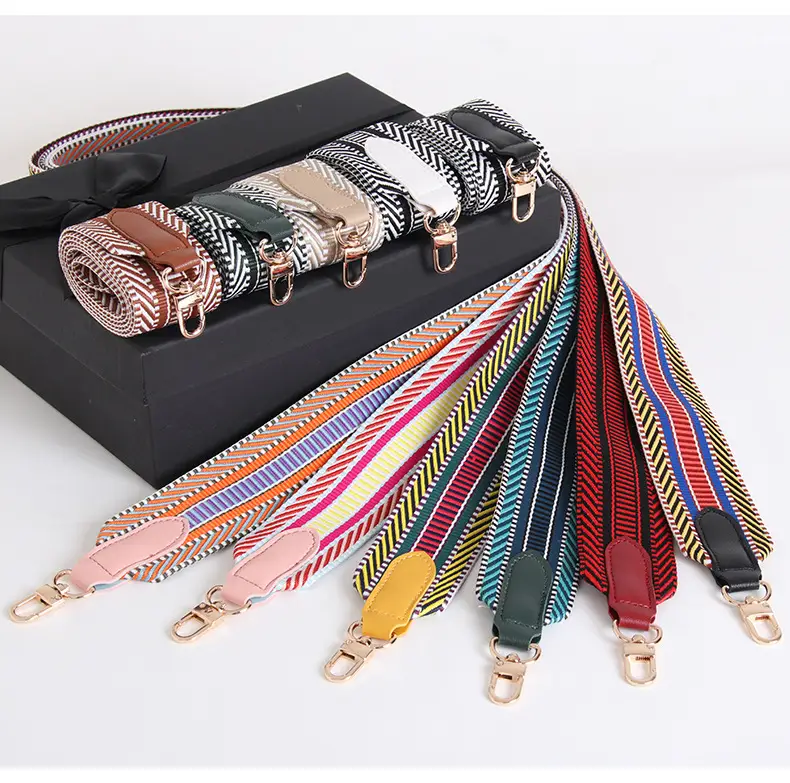 Women Adjustable Multi Color Crossbody Strap — feature 26