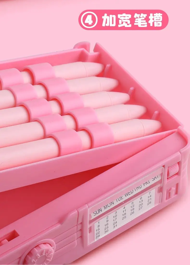Puppy Dual-Sided Automatic Pencil Case for Girls — feature 10