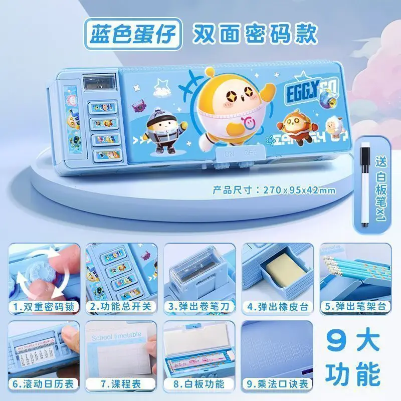 Puppy Dual-Sided Automatic Pencil Case for Girls - Image 11