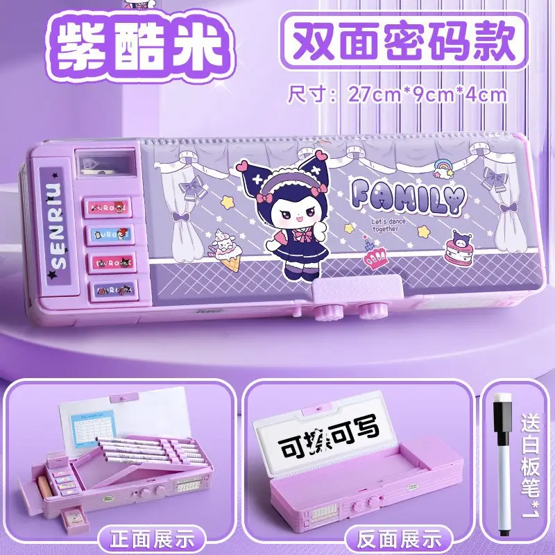 Puppy Dual-Sided Automatic Pencil Case for Girls - Image 12