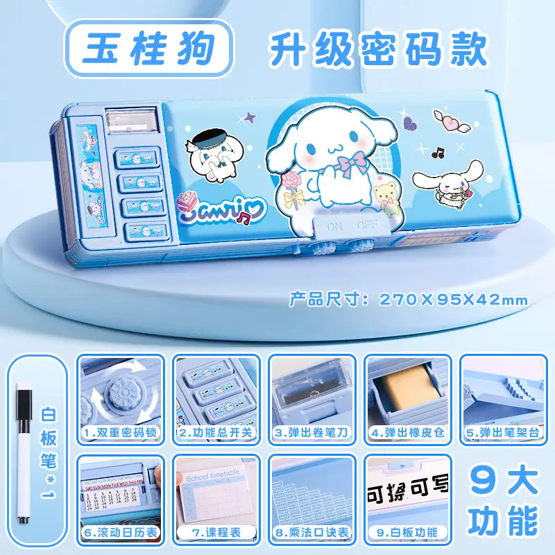 Puppy Dual-Sided Automatic Pencil Case for Girls - Image 6