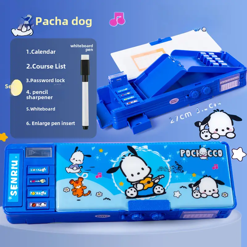 Puppy Dual-Sided Automatic Pencil Case for Girls - Image 8