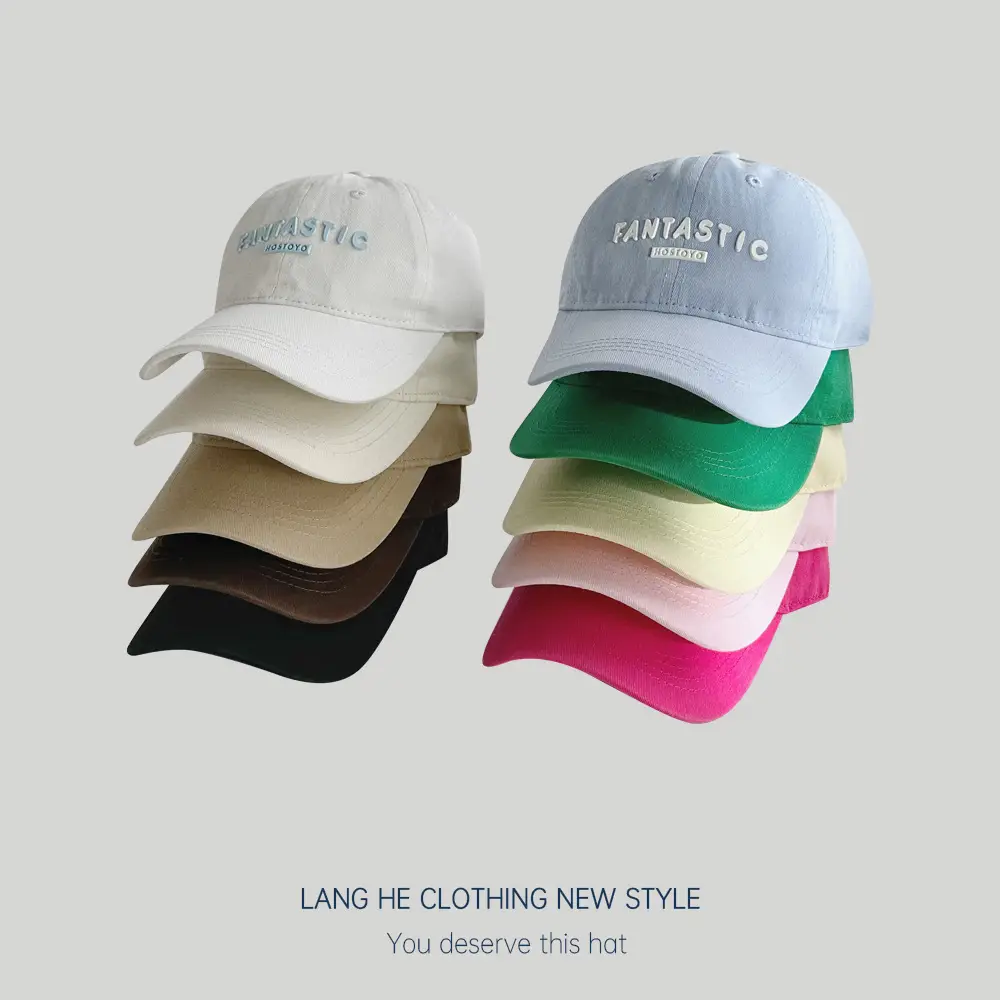 Alphabet Family Baseball Cap Women's Trendy Summer Travel Korean Style Casual Versatile Kidsren's Peaked Cap Sun Protection Hat