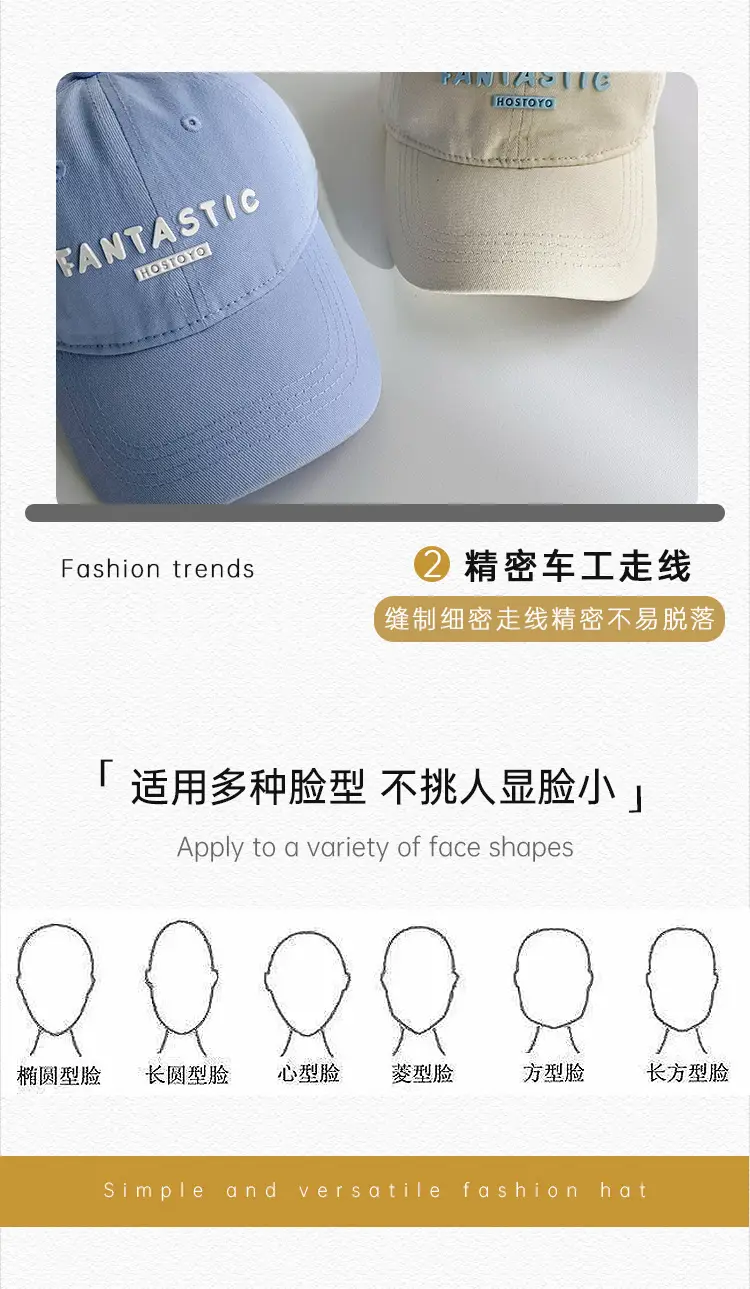 Alphabet Family Baseball Cap Women's Trendy Summer Travel Korean Style Casual Versatile Kidsren's Peaked Cap Sun Protection Hat — feature 23