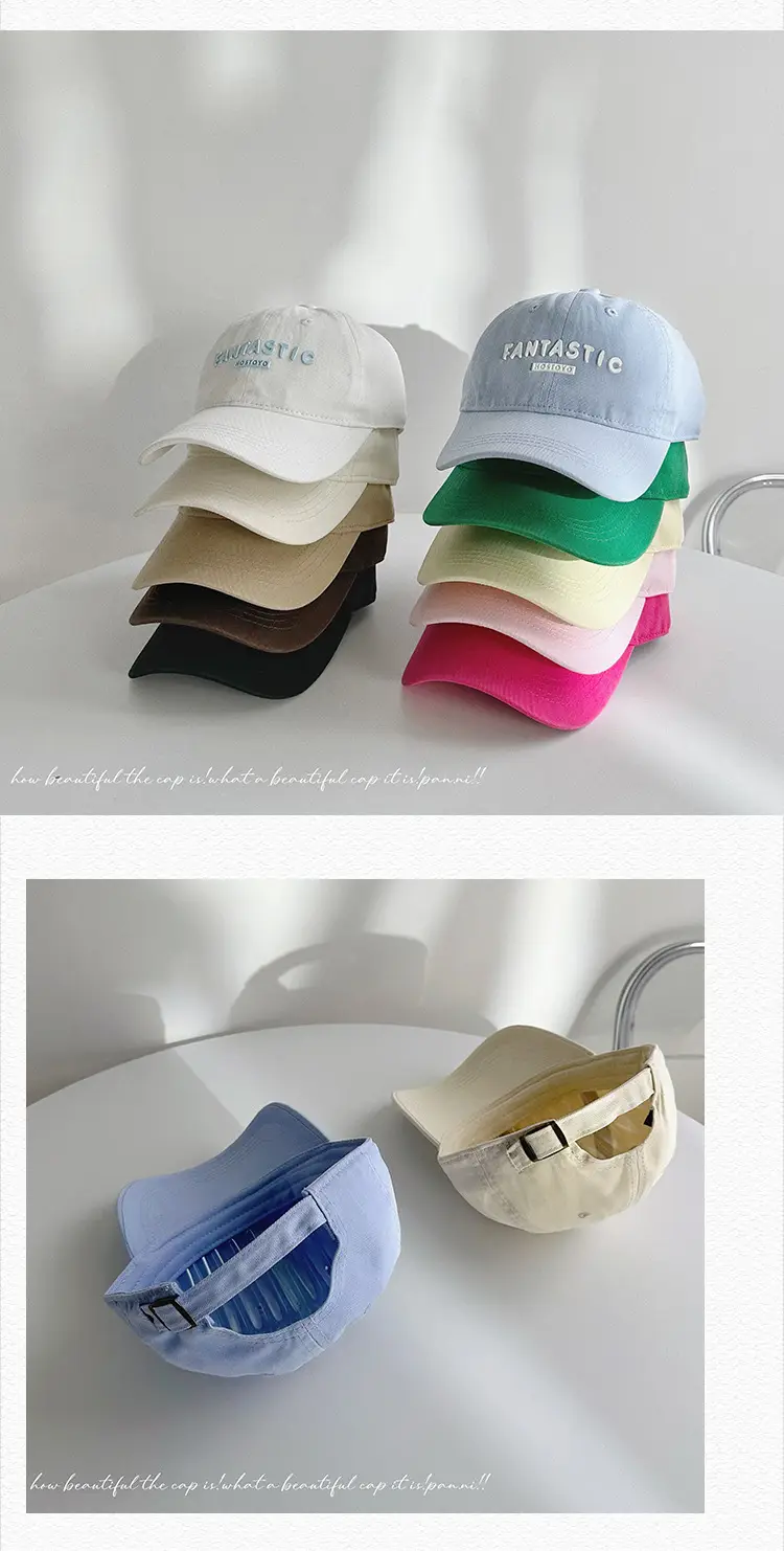 Alphabet Family Baseball Cap Women's Trendy Summer Travel Korean Style Casual Versatile Kidsren's Peaked Cap Sun Protection Hat — feature 25