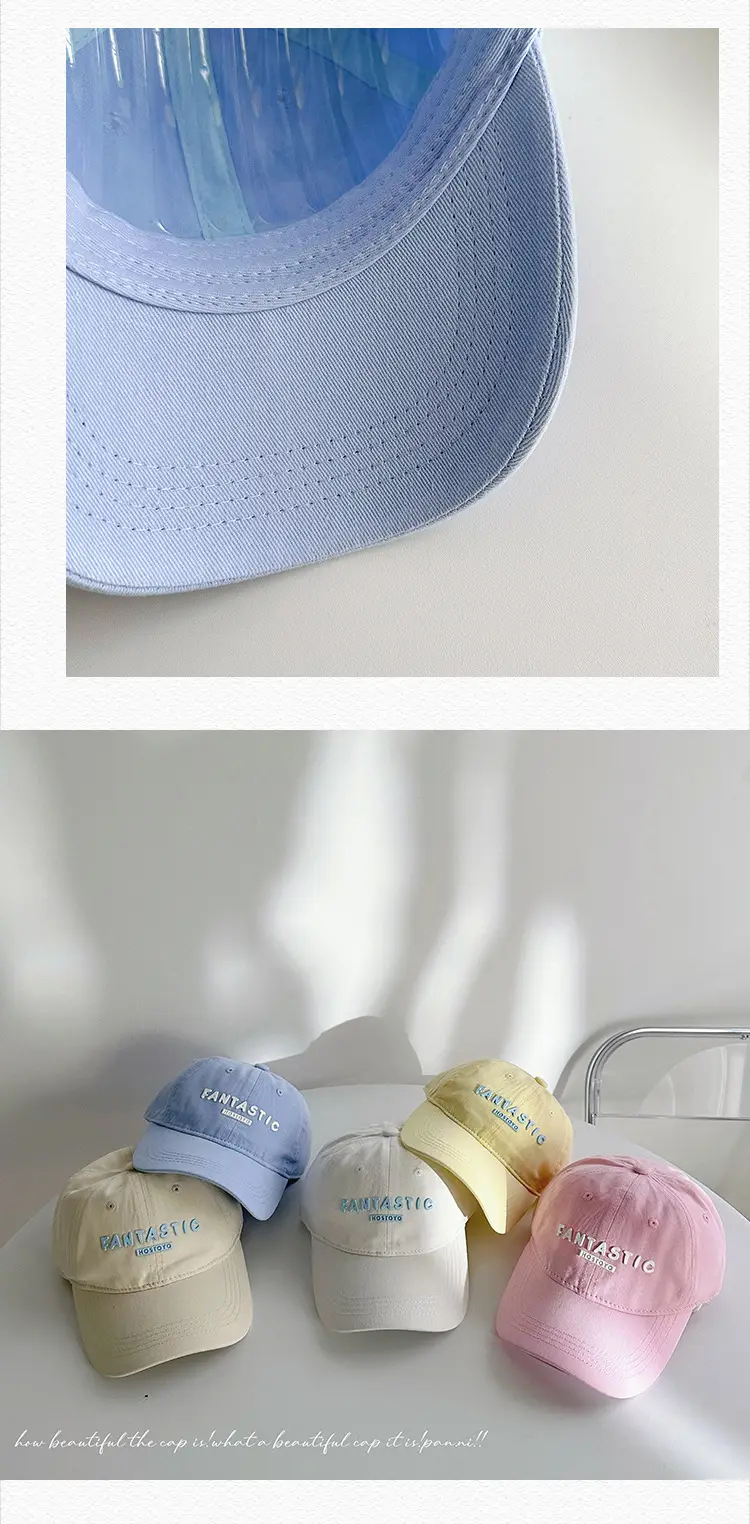 Alphabet Family Baseball Cap Women's Trendy Summer Travel Korean Style Casual Versatile Kidsren's Peaked Cap Sun Protection Hat — feature 26
