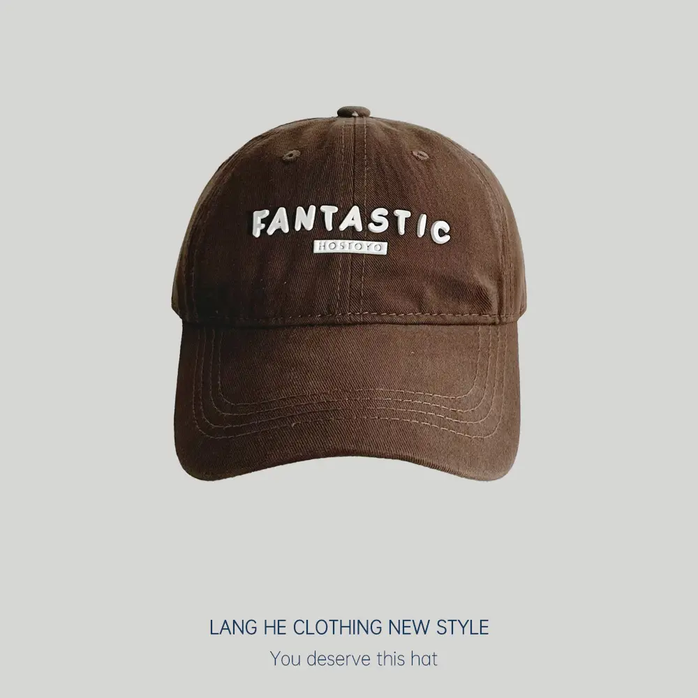Alphabet Family Baseball Cap Women's Trendy Summer Travel Korean Style Casual Versatile Kidsren's Peaked Cap Sun Protection Hat