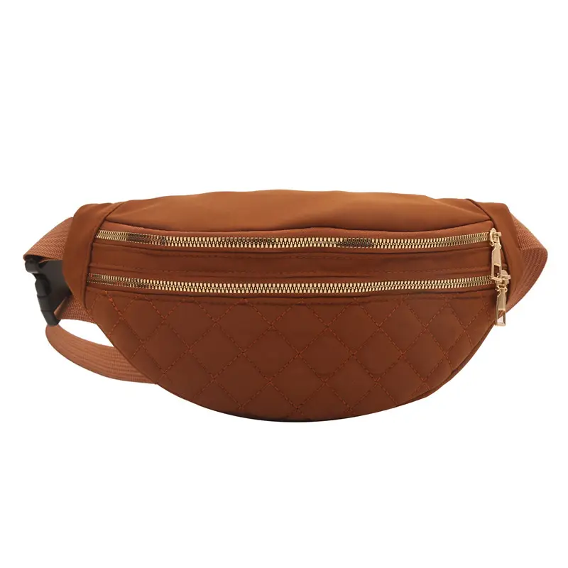 Women's Rhomboid Saddle Crossbody Bag White Nylon Spring 2024 - Image 10