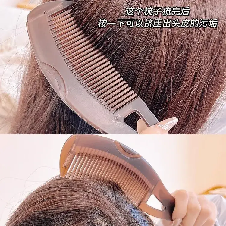 Pink Energy Hair Brush Oil Removal Anti-Dandruff