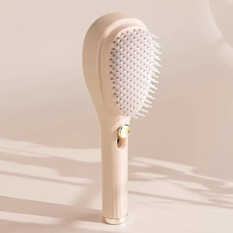 Pink Energy Hair Brush Oil Removal Anti-Dandruff