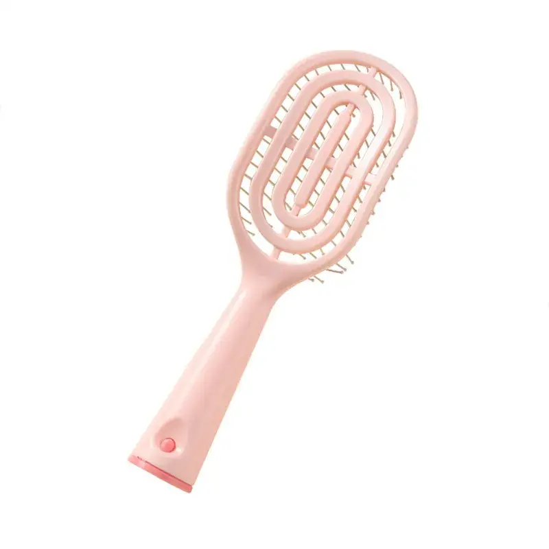 Pink Energy Hair Brush Oil Removal Anti-Dandruff