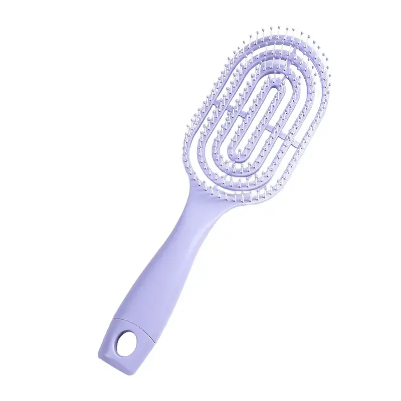 Pink Energy Hair Brush Oil Removal Anti-Dandruff