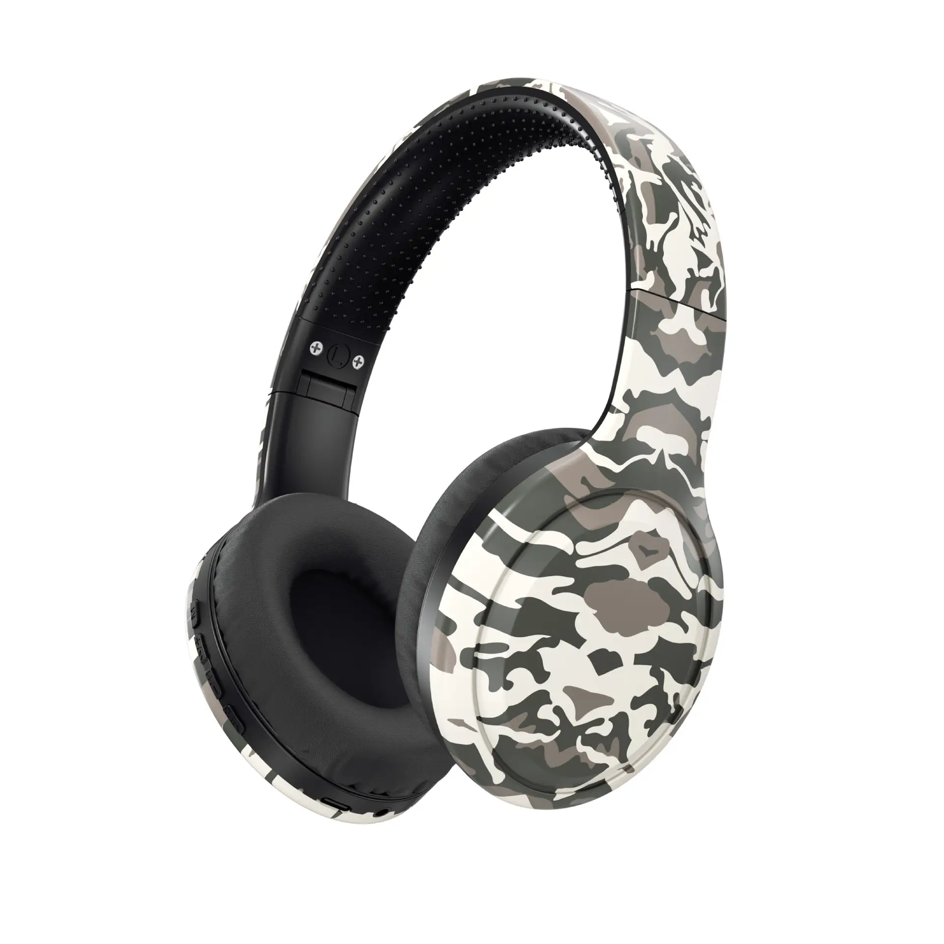 Wireless Bluetooth Headphones Camo Heavy Bass Long Battery - Image 2