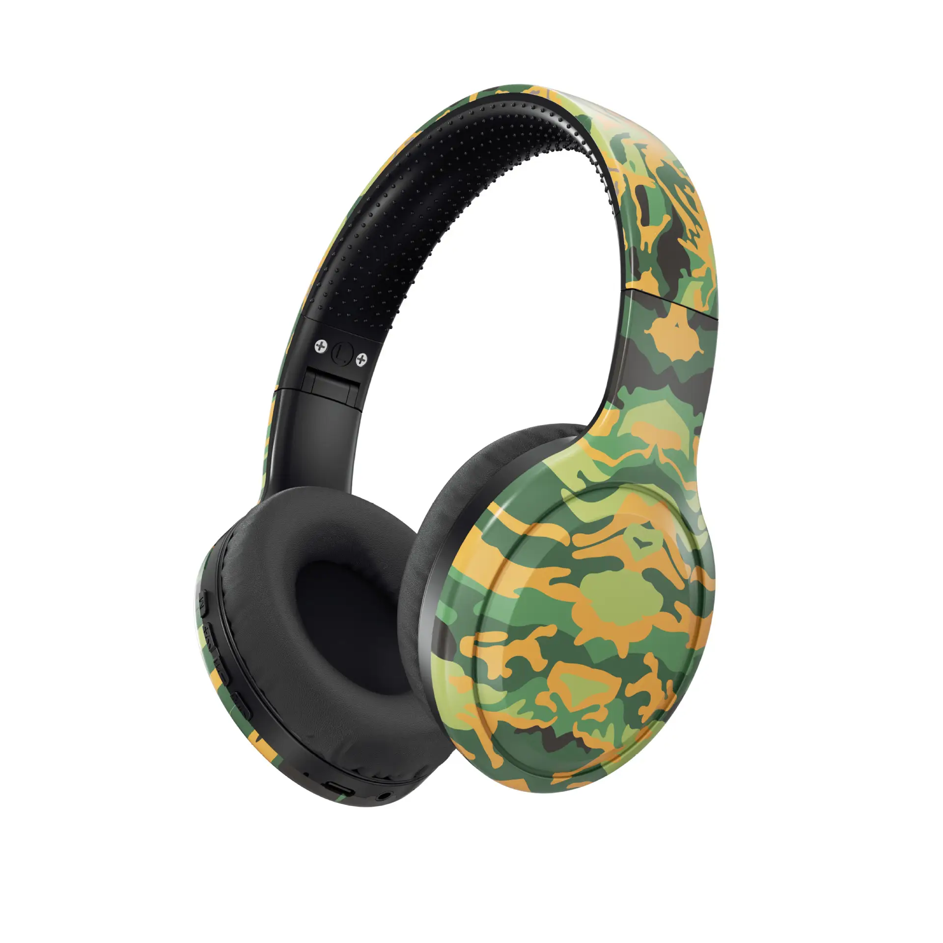 Wireless Bluetooth Headphones Camo Heavy Bass Long Battery - Image 3