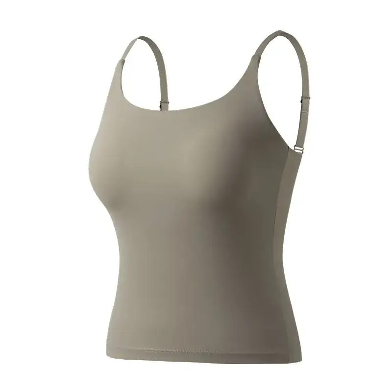 Women's Elastic Camisole Top with Chest Pad & Back Support - Image 9