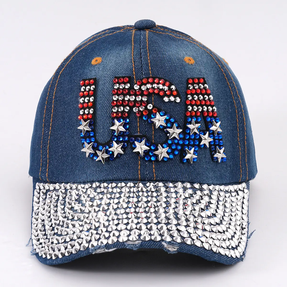 Cross-Border Embroidered Baseball Cap with Star & Letter Design — feature 2
