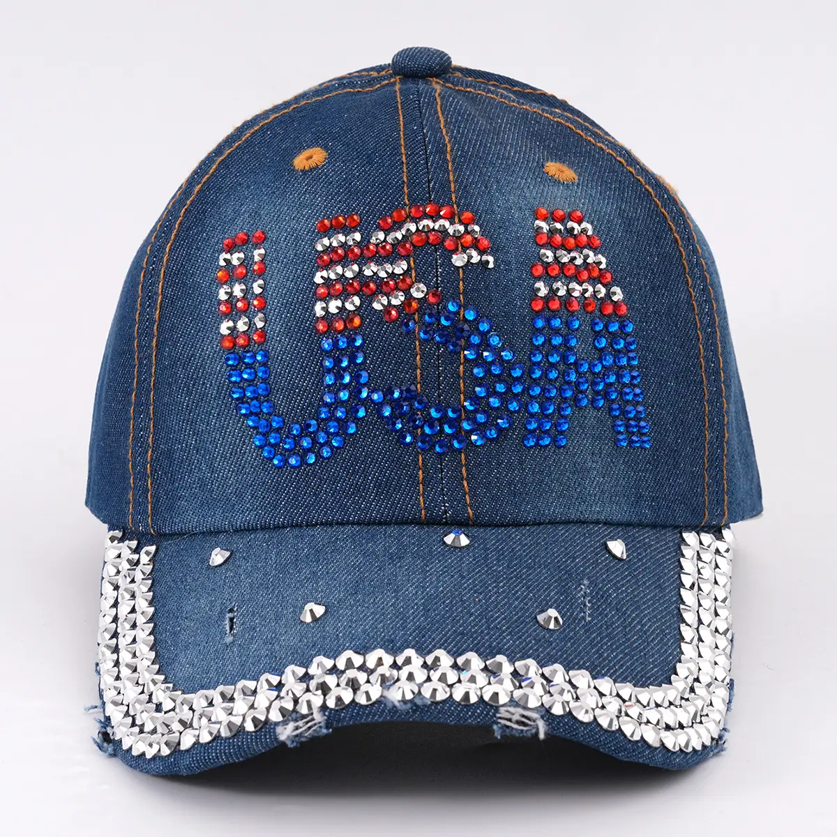 Cross-Border Embroidered Baseball Cap with Star & Letter Design — feature 4