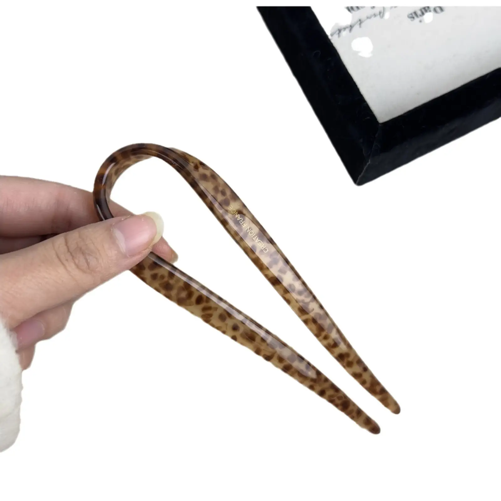U-Shaped Acetate Hairpin for Women High-Grade Daily Commute - Image 10