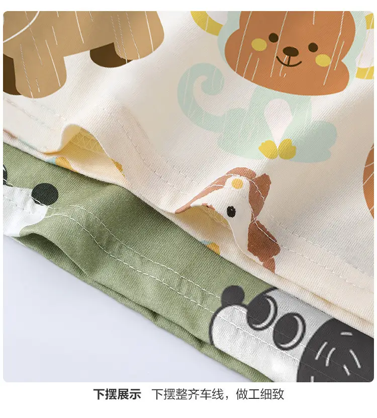 2025 Baby T-Shirt Bear Print Summer Boys Girls — feature 11